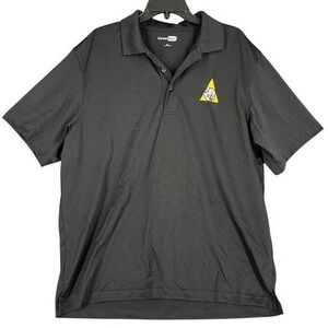 Piggy Wiggly Men Polo Shirt XL Black Staff Employee Uniform Grocery Store Retail